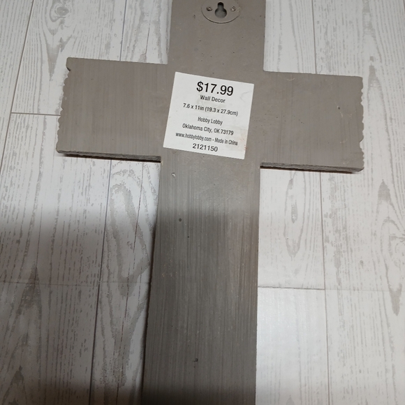 Rustic Resin Wall Cross | “Blessed Beyond Measure” | Faith & Fall Home Decor - Picture 4 of 4